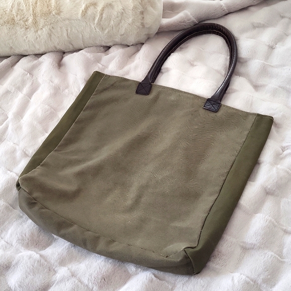 RARE🦄Mona B USA Straps & Buckles Canvas Tote-Canvas/Military Tents/Truck Tarps - Picture 5 of 14